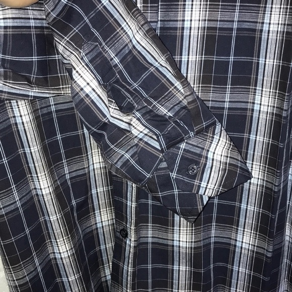Plaid men’s blue shirt - Picture 6 of 7
